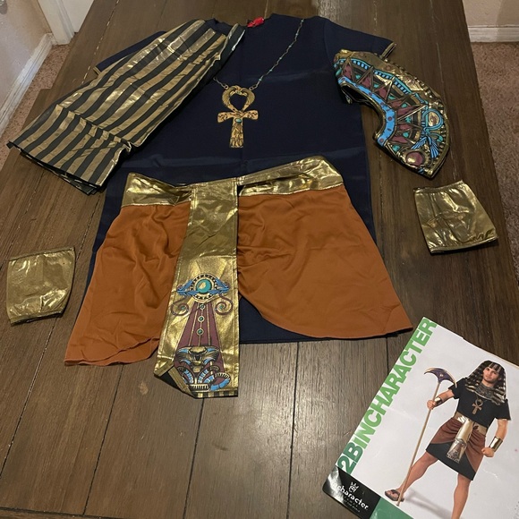 In Character Pharaoh Halloween Costume NWT - Picture 5 of 10
